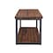 Alaterre Furniture Claremont 40" Rustic Wood Bench with Low Shelf ANCM0474 - alternate 3
